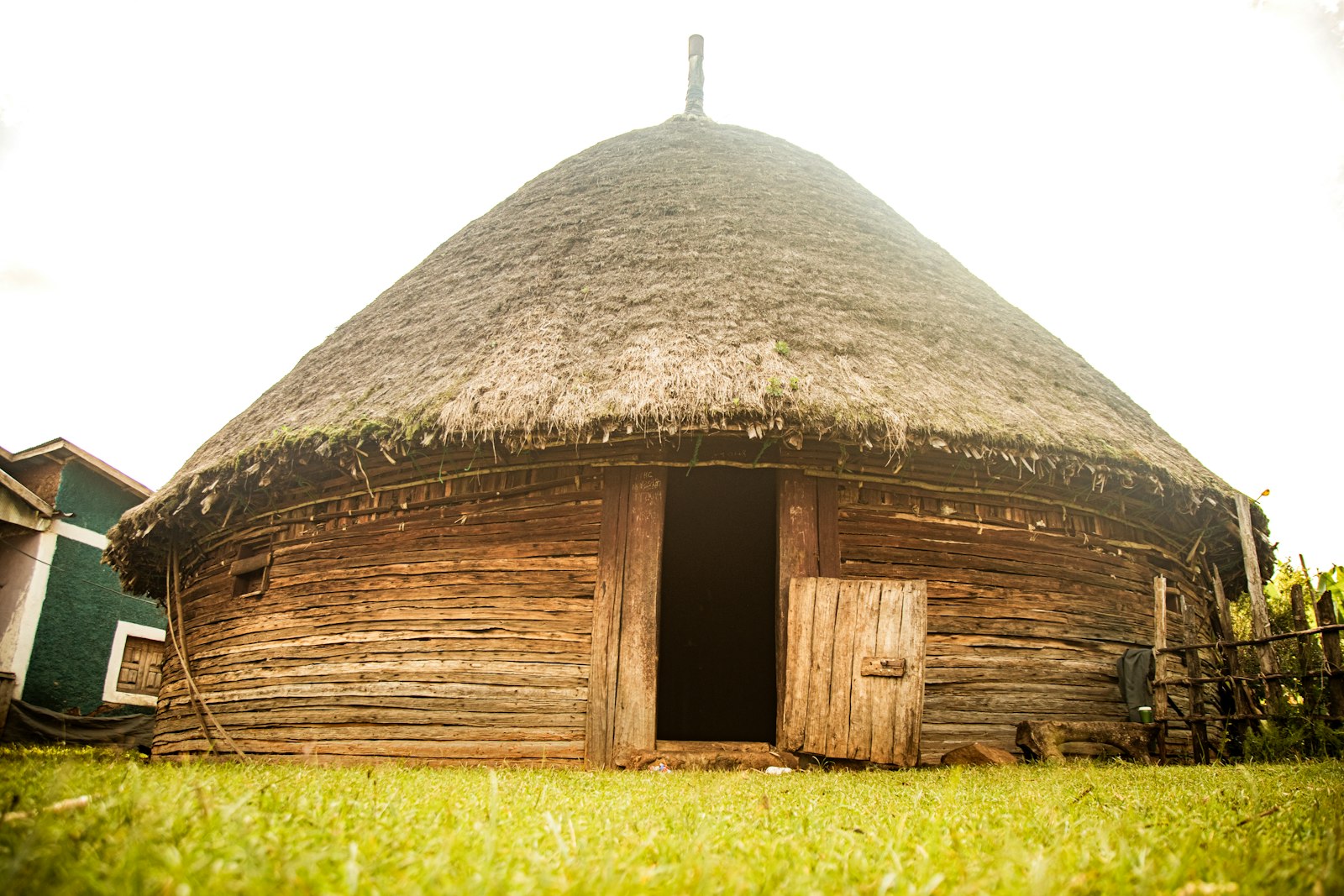 Traditional round hut with a thatched roof in rural Ethiopia (illustrative photo)